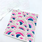 Emily Moore Designs Rainbows Layered Stencil Set stc-rls-01 silver