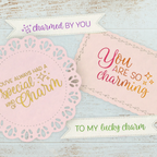 Emily Moore Designs Special Kind of Charm Clear Stamp Set stp-spe charmed sentiments