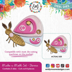 Emily Moore Designs Stevie Moth Die Set die-mms-01