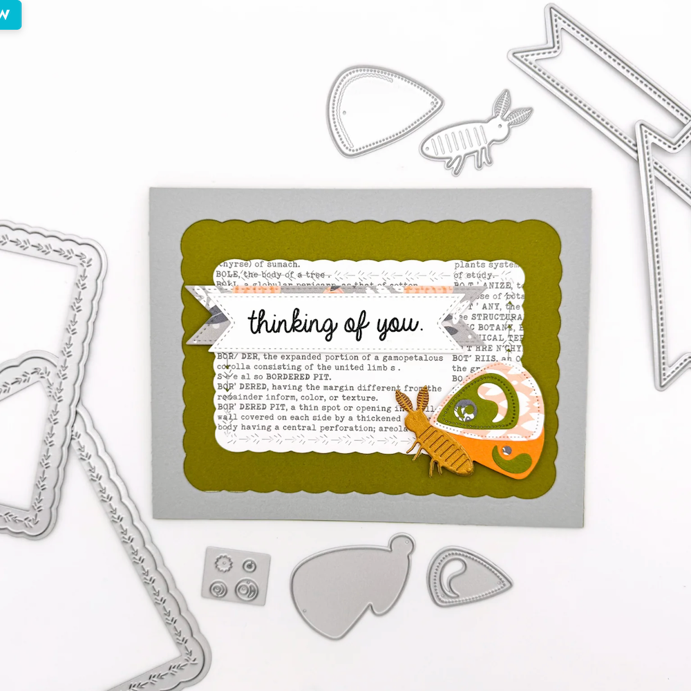 Emily Moore Designs Stevie Moth Die Set die-mms-01 thinking
