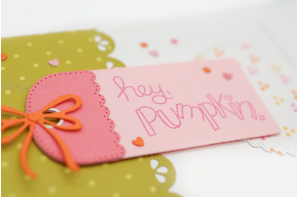 Emily Moore Designs Tag Along Die Set hey pumpkin
