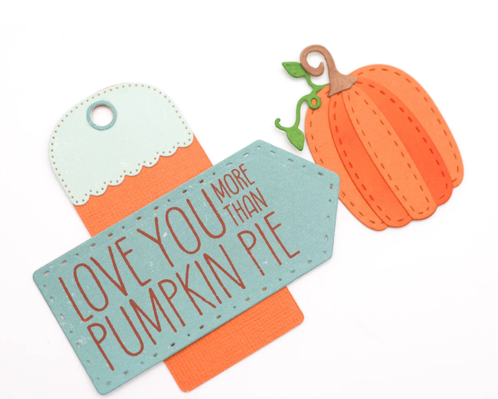 Emily Moore Designs Tag Along Die Set pumpkin