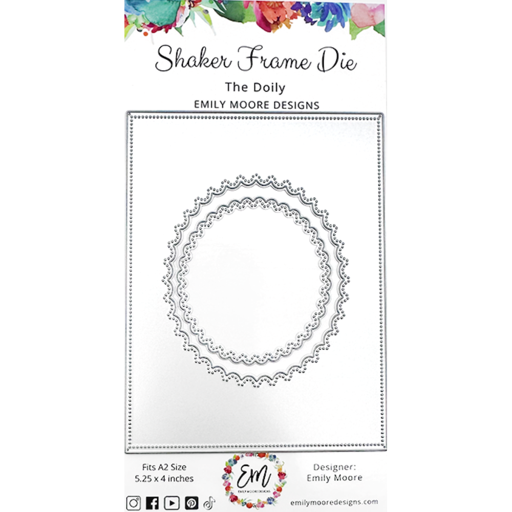 Emily Moore Designs The Doily Shaker Die Set die-sdd-01