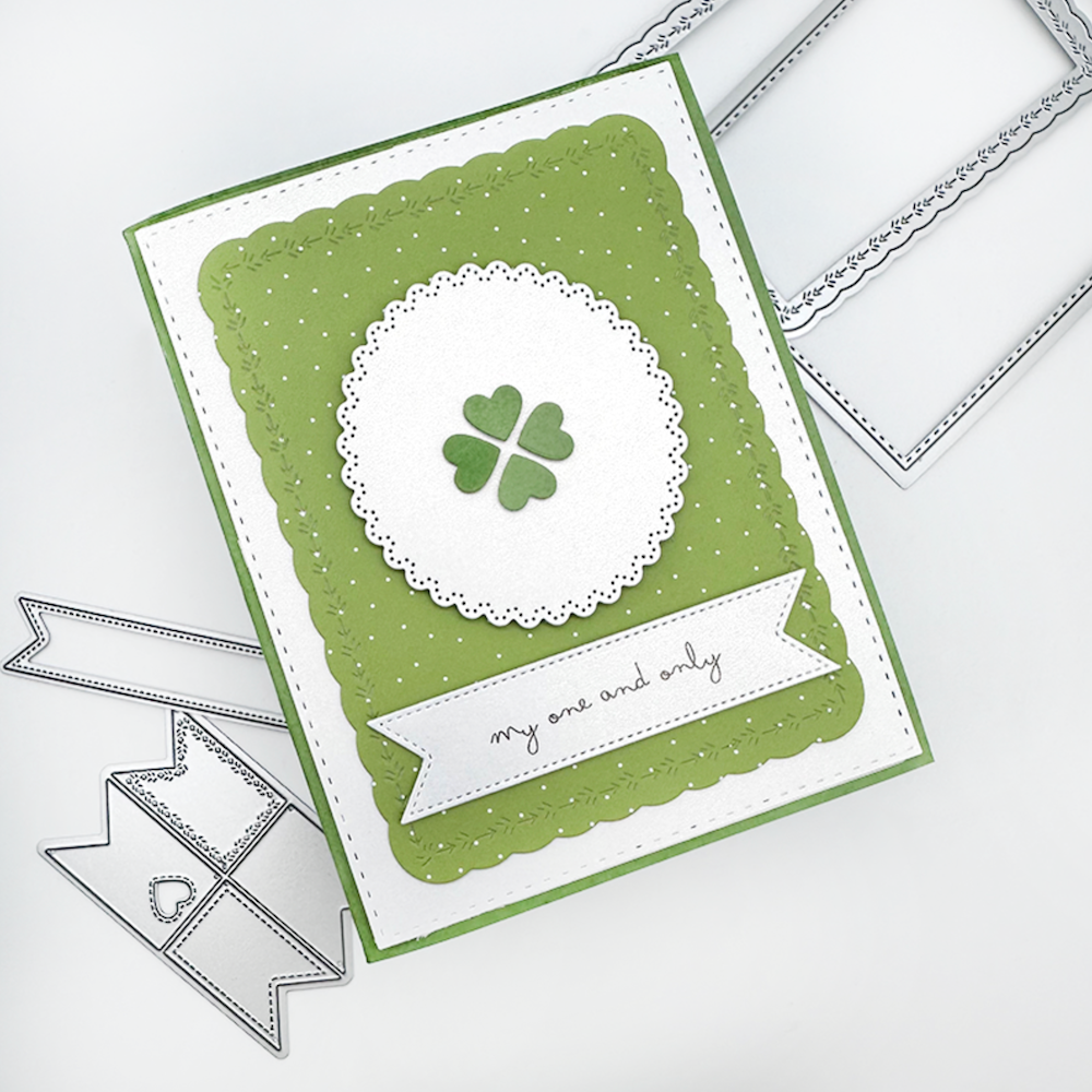 Emily Moore Designs The Doily Shaker Die Set die-sdd-01 clover