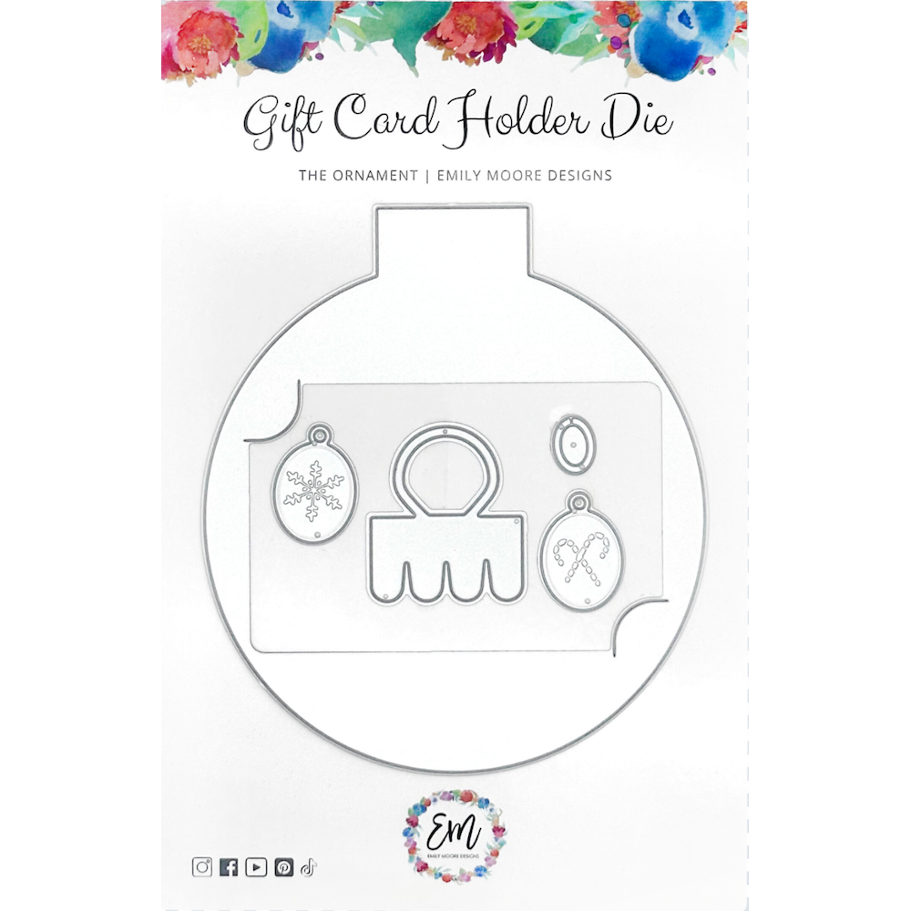 Emily Moore Designs The Ornament Gift Card Holder Die Set die-gch-02