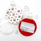 Emily Moore Designs The Ornament Gift Card Holder Die Set die-gch-02 ball