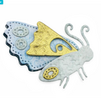 Emily Moore Designs Twyla Moth Die Set die-mmt-01 blue