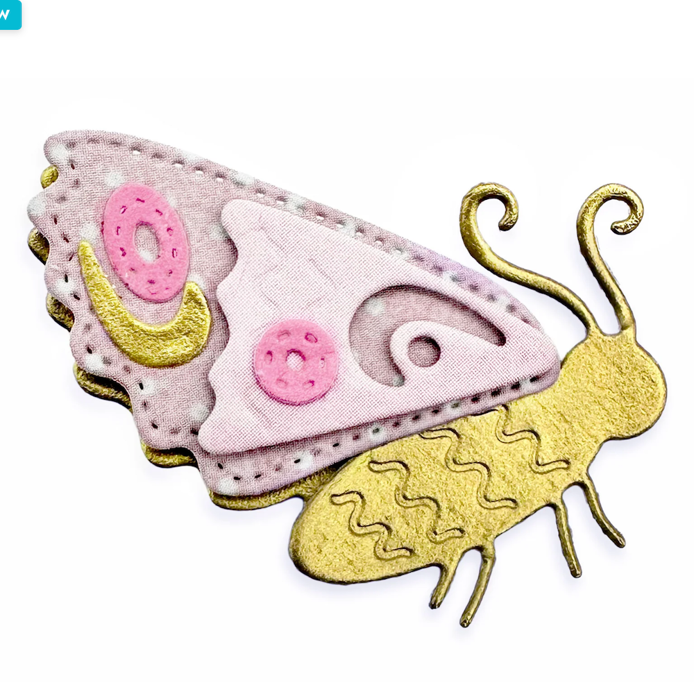 Emily Moore Designs Twyla Moth Die Set die-mmt-01 pink