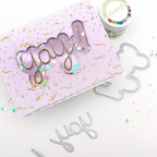 Emily Moore Designs Yay Die Set die-ylw-01 confetti