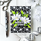 Simon Says Stamp MAGNETIC MEDALLION Wafer Dies s756 Adore You Card | color-code:ALT01