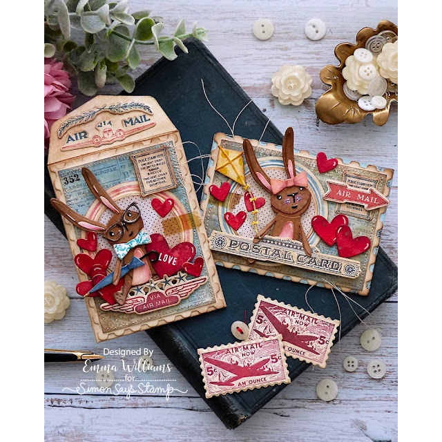 Simon Says Stamp Correspondence Wafer Dies 225sss Love Notes | color-code:ALT12