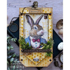 Tim Holtz Cling Rubber Stamps Mr. Rabbit cms478 fancy rabbit | color-code:ALT05