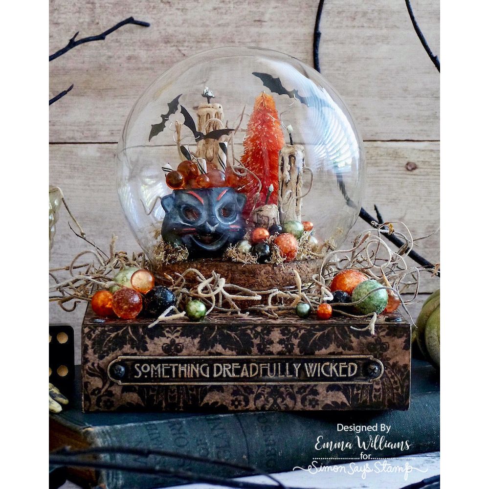 Tim Holtz Distress Foundry Wax Kit Bundle Ranger ranger156 Halloween Globe Project | color-code:ALTU09