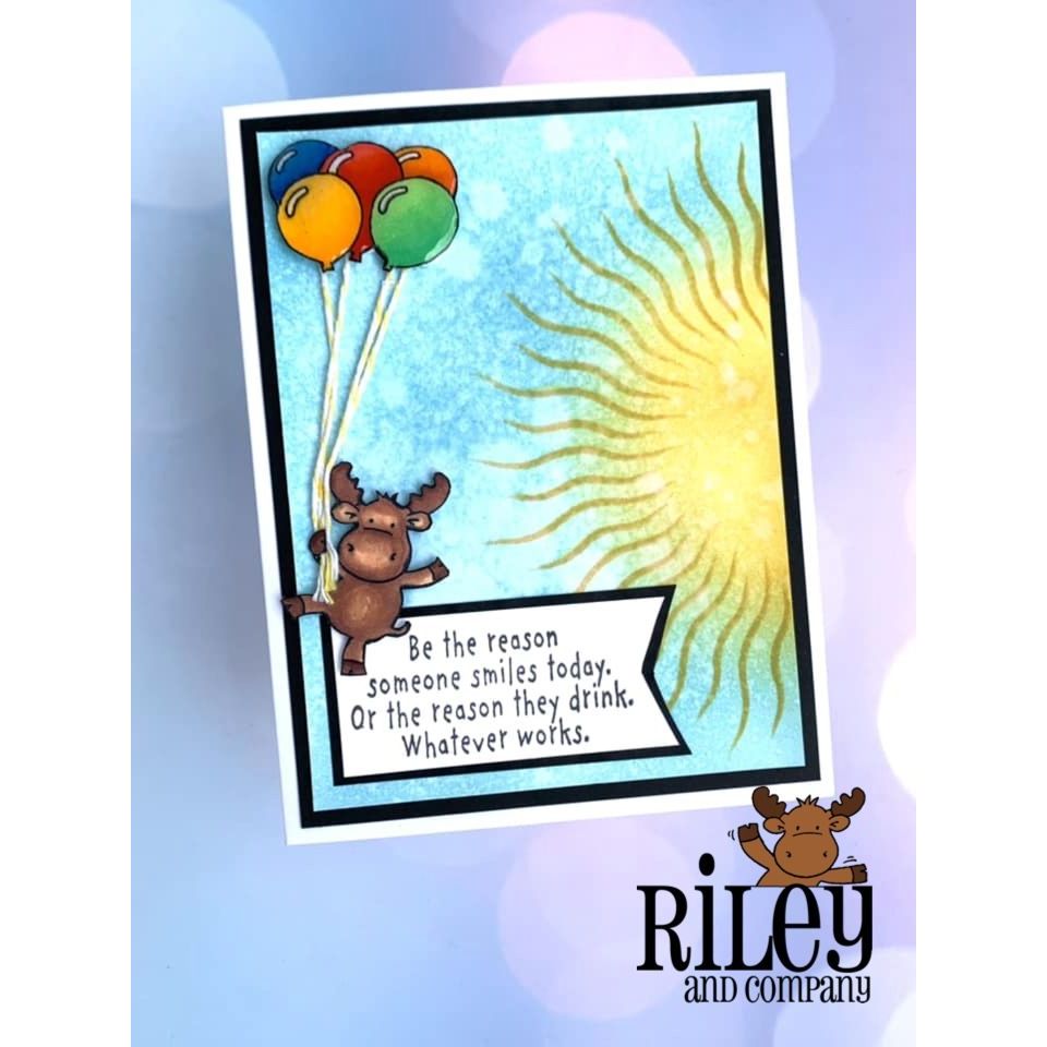 Riley And Company Funny Bones Be The Reason Clear Stamp rwd-1160
