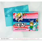 CZ Designs Enjoy Phrases Wafer Dies czd211c Stamptember Enjoy Card | color-code:ALT02