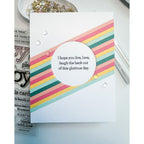 CZ Design Clear Stamps Enjoy Phrases cz380c Stamptember Birthday Card