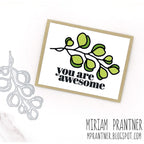 Simon Says Stamp Eucalyptus Branch Wafer Dies 1206sd DieCember Encouragement Card | color-code:ALT01