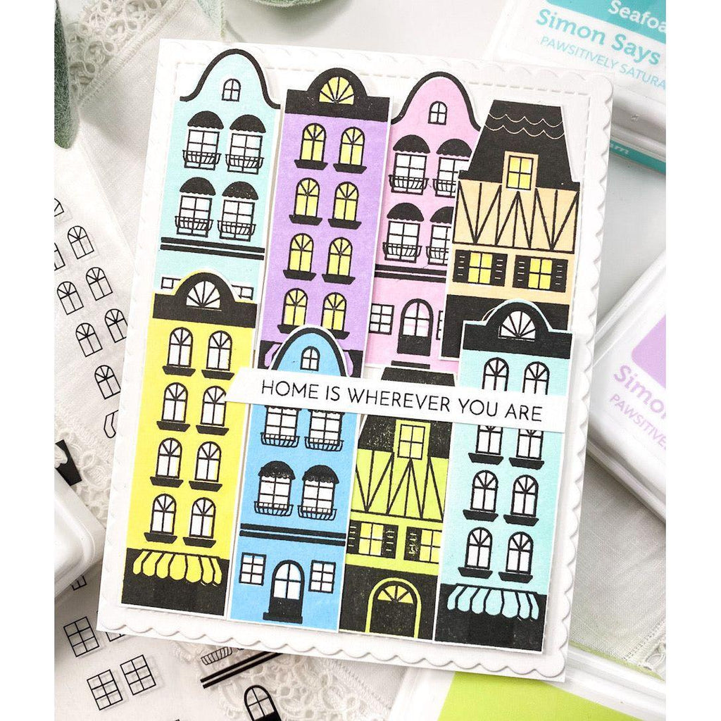 Simon Says Stamps And Dies European Street Smitten Love Card