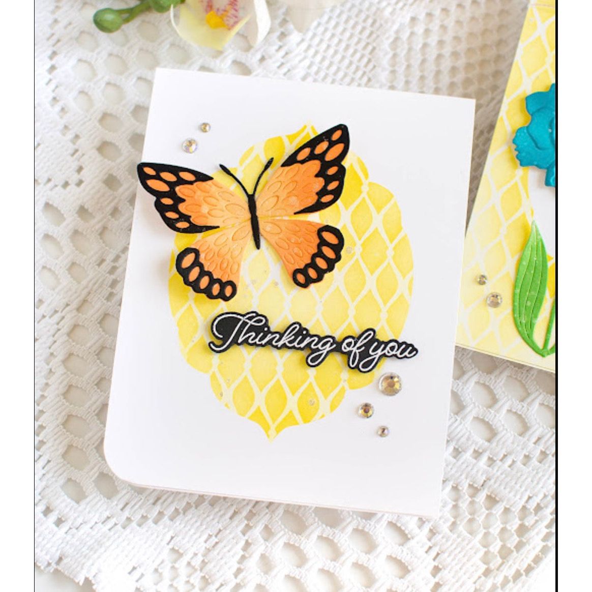 Simon Says Stamp Exquisite Butterfly Wafer Dies s999 You Are My Favorite Thinking of You Card | color-code:ALT11
