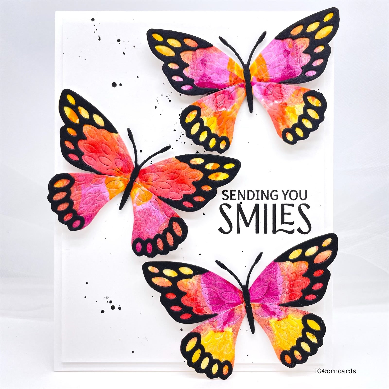 Simon Says Stamp Exquisite Butterfly Wafer Dies s999 You Are My Favorite Smiles Card