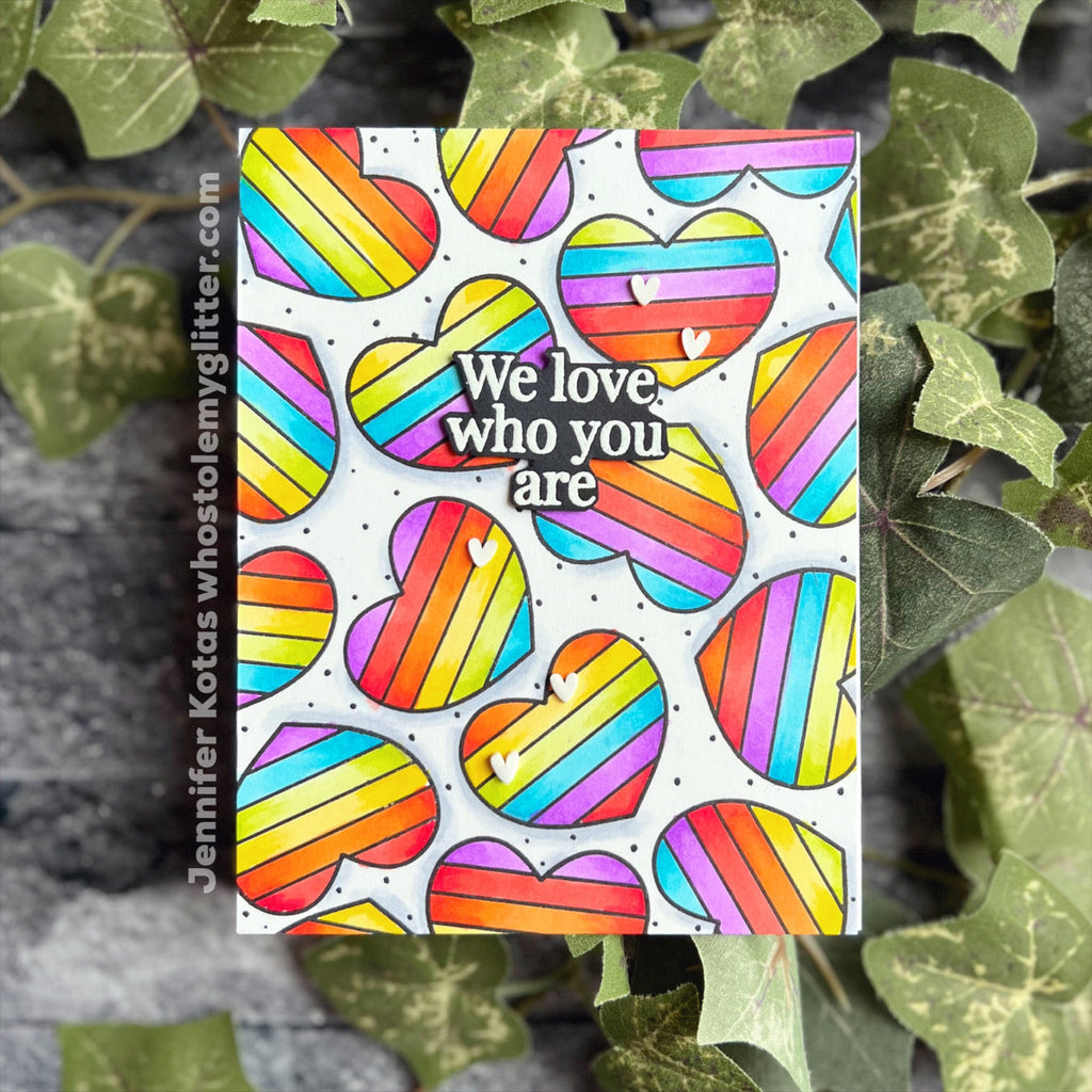 Simon Says Clear Stamps Extra Proud sss302697c Dear Friend Love You Card | color-code:ALT01