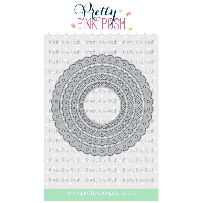 Pretty Pink Posh Eyelet Circles Dies