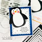 Simon Says Stamp Eyelet Layer Frames Wafer Dies s1059 DieCember Christmas Card