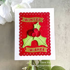 Simon Says Stamp Eyelet Layer Frames Wafer Dies s1059 DieCember Christmas Card | color-code:ALT06