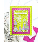 Simon Says Stamp Eyelet Layer Frames Wafer Dies s1059 DieCember Christmas Card