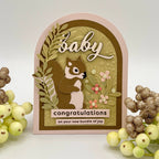 Simon Says Clear Stamps EZ Strips Congratulations 3231ssc Moments in Time Baby Card | color-code:ALT03