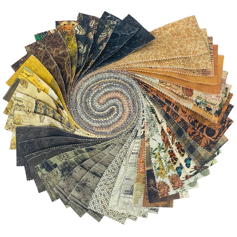 Tim Holtz Fabric Seasonal Palette Perk Halloween Pack of 40