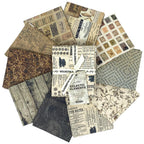Tim Holtz Fabric Palette Neutral Bundle of 10 Fat Quarters