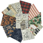 Tim Holtz Fabric Palette Seasonal Bundle of 5 Fat Quarters Halloween And Christmas th25hc