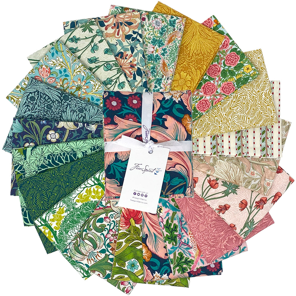 Morris And Co. Bedford Park Fat Quarter Bundle Of 20