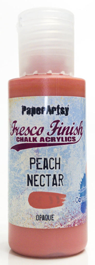 Paper Artsy Fresco Finish PEACH NECTAR Chalk Acrylic Paint 1.69oz ff144*