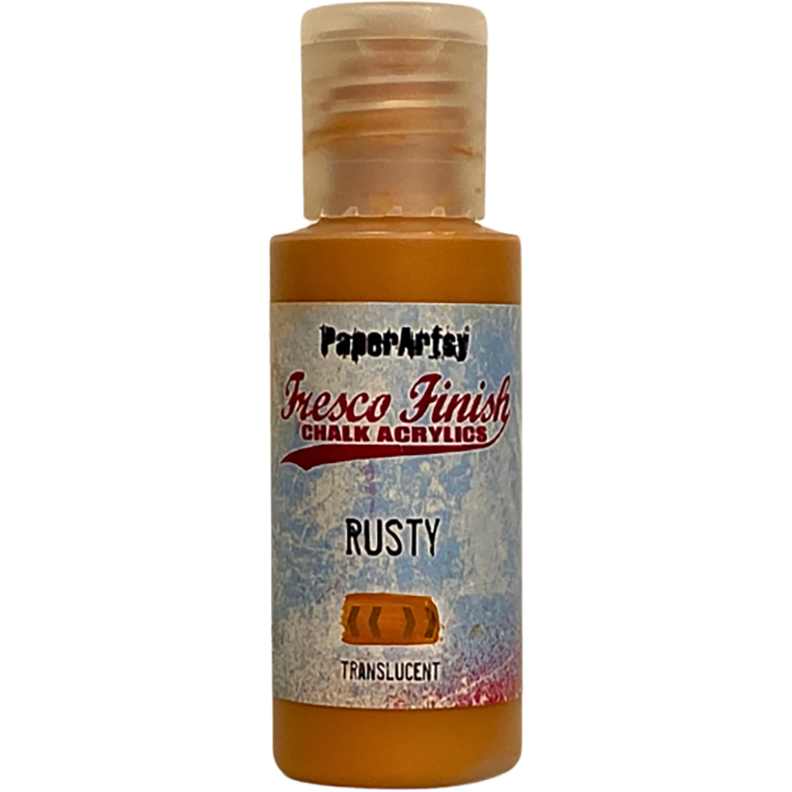Paper Artsy Fresco Finish Rusty Chalk Acrylic Paint ff227 bottle