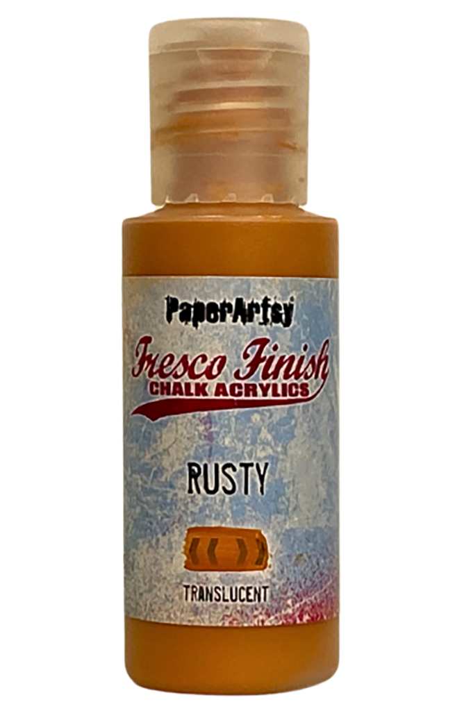 Paper Artsy Fresco Finish Rusty Chalk Acrylic Paint ff227 bottle