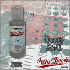 Paper Artsy Fresco Finish Zinc Chalk Acrylic Paint ff235