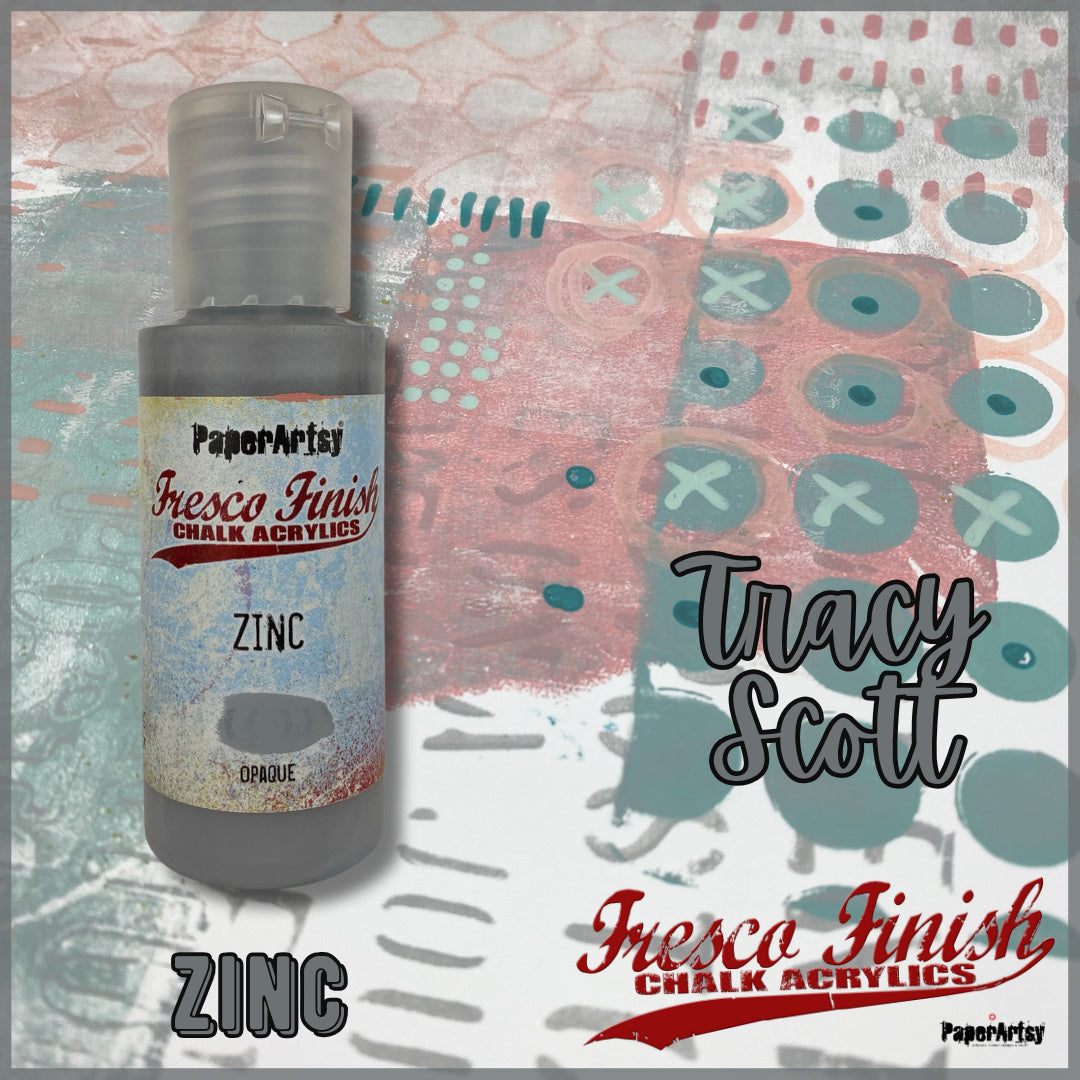 Paper Artsy Fresco Finish Zinc Chalk Acrylic Paint ff235