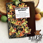 Riley And Company Cut Ups Leaves Overlay rd585 belated birthday