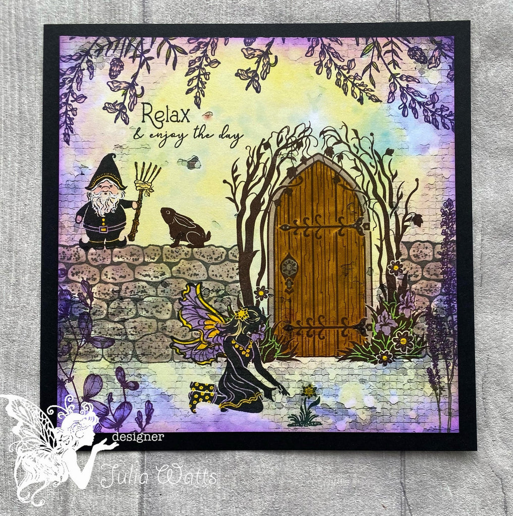 Fairy Hugs Garden Door Clear Stamps fhs-590 Rabbit