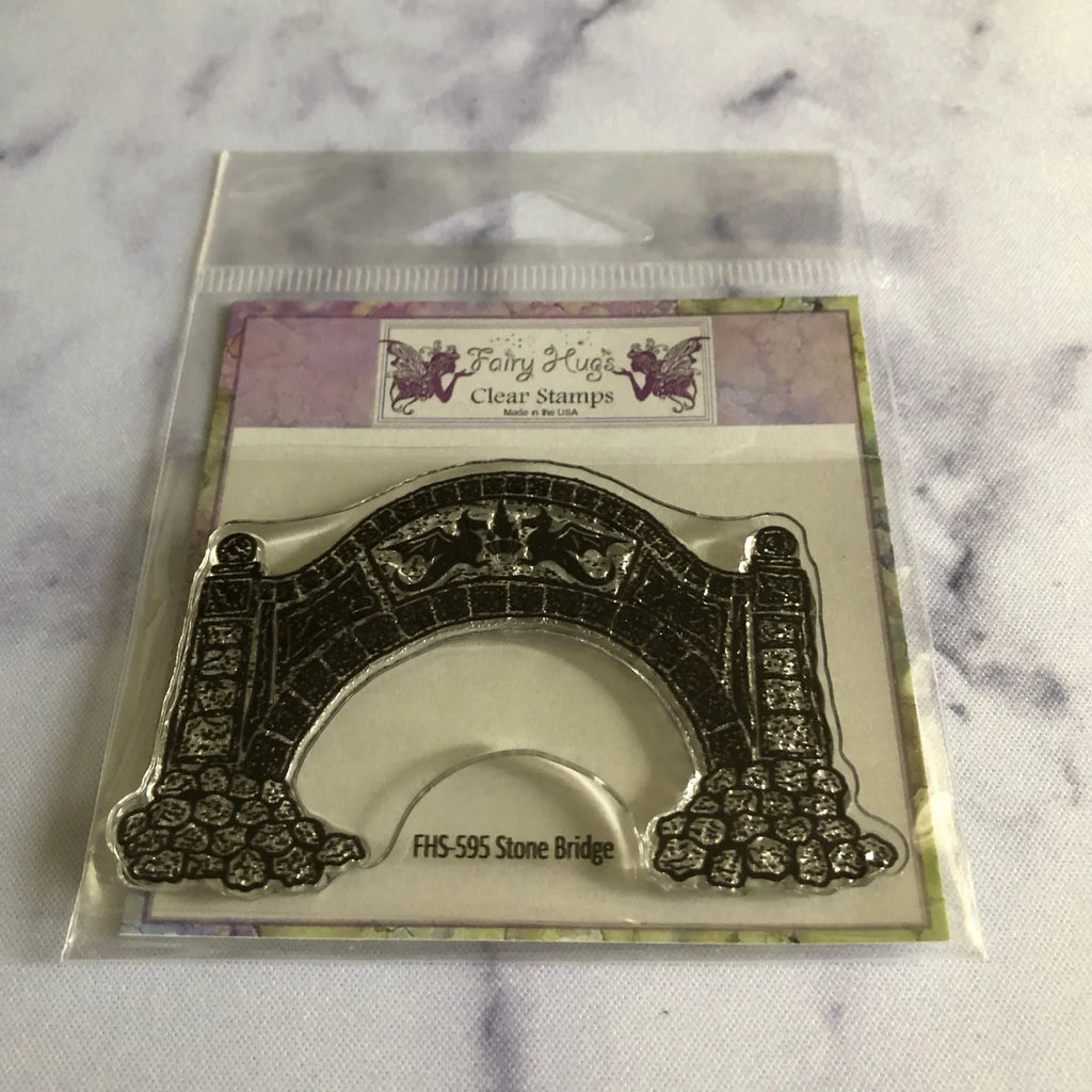 Fairy Hugs Stone Bridge Clear Stamp fhs-595