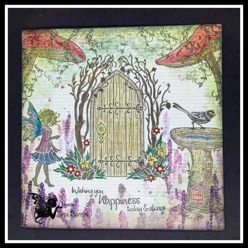 Fairy Hugs Sleepy Lavender Clear Stamps fhs-597 wishing you
