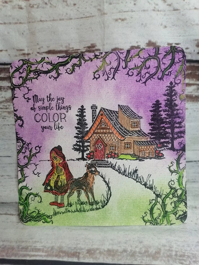 Fairy Hugs Grandmas House Clear Stamp fhs-604 house