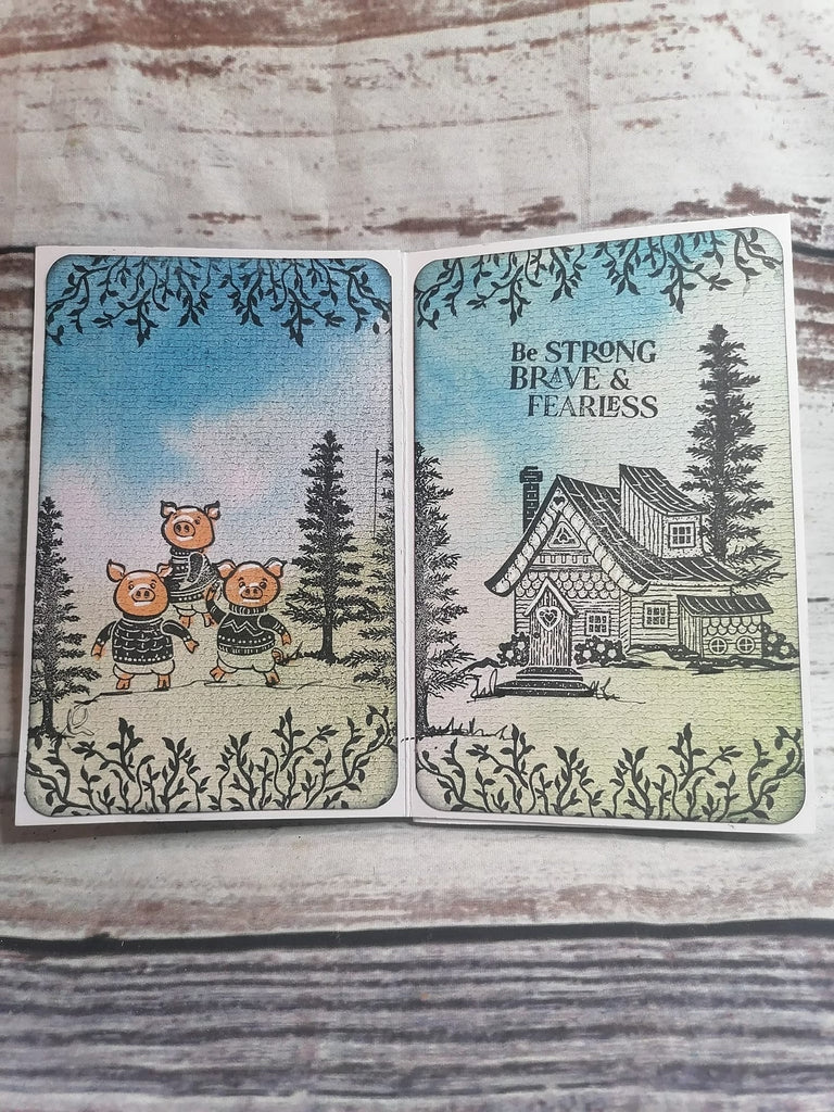 Fairy Hugs Grandmas House Clear Stamp fhs-604 strong