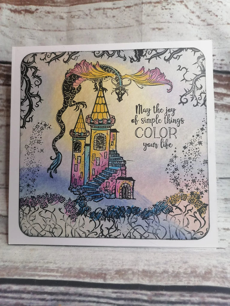 Fairy Hugs Castle Tower Clear Stamps fhs-607 tower