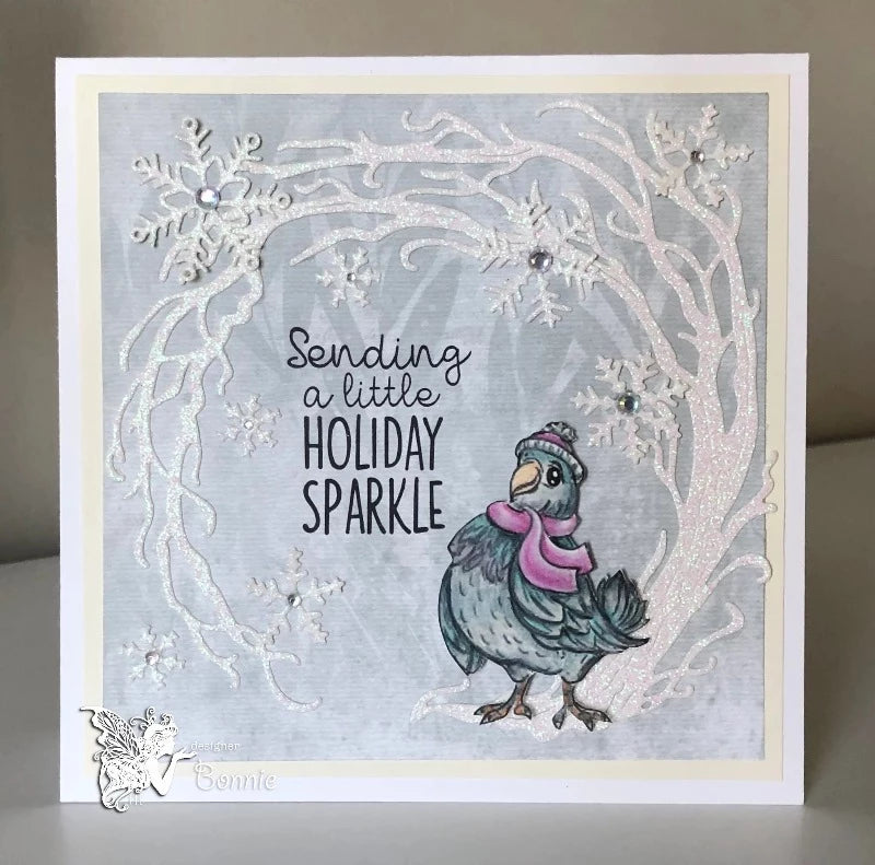 Fairy Hugs Flappy Clear Stamp fhs-675 holiday sparkle