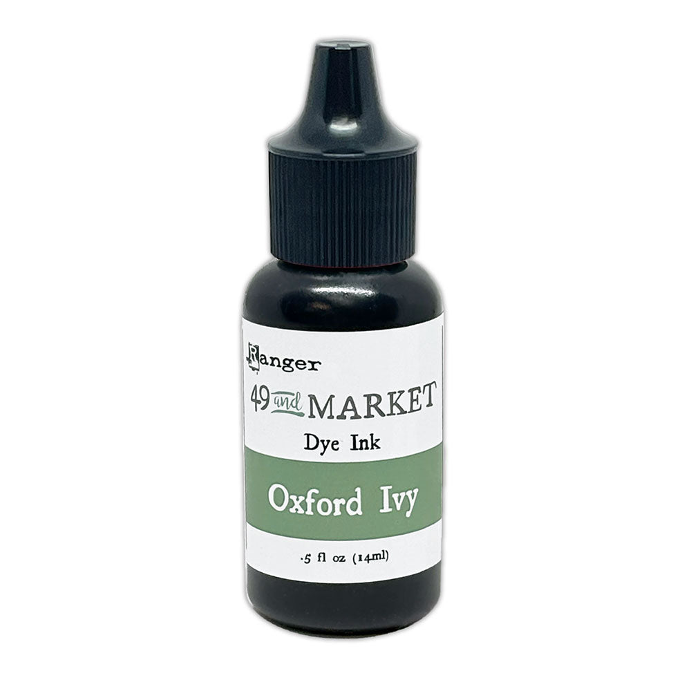 Ranger 49 and Market Oxford Ivy Dye Ink Pad And Reinker Bundle
