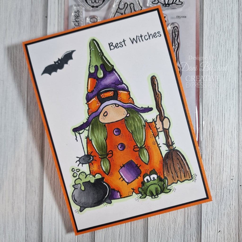 Woodware Craft Collection Witchy Woo Clear Stamps frs1008 best witches