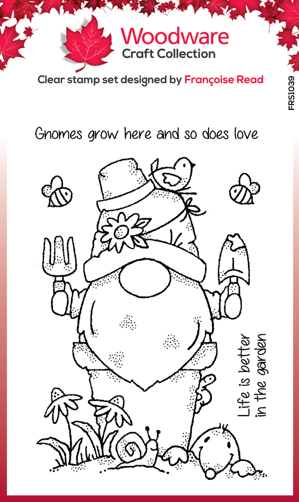 Woodware Craft Collection The Gardener Clear Stamps frs1039